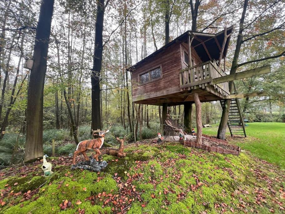 Unieke Chalet Aan Het Water Lille Kültér fotó